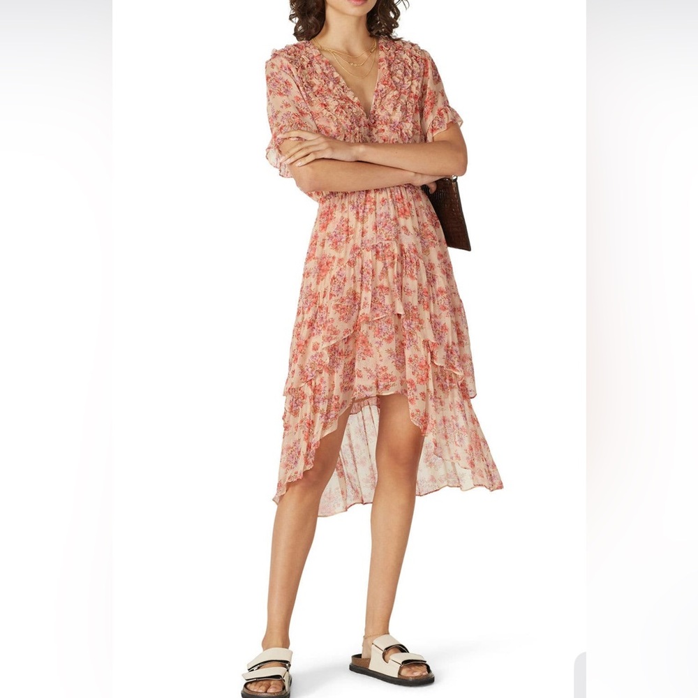 The Kooples Floral Fringe dress